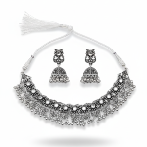 Shvet Noor Oxidised Set