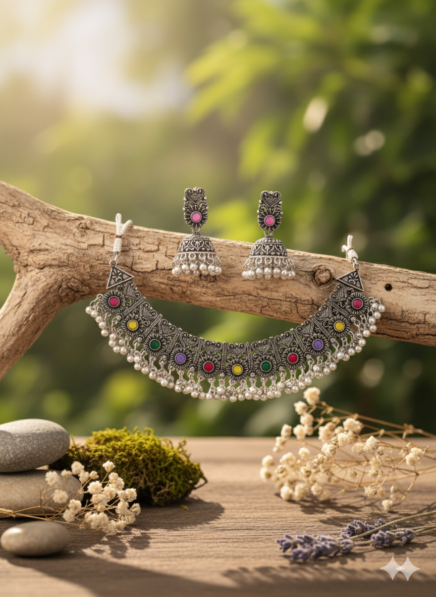 Satrangi Heirloom Choker - Image 3